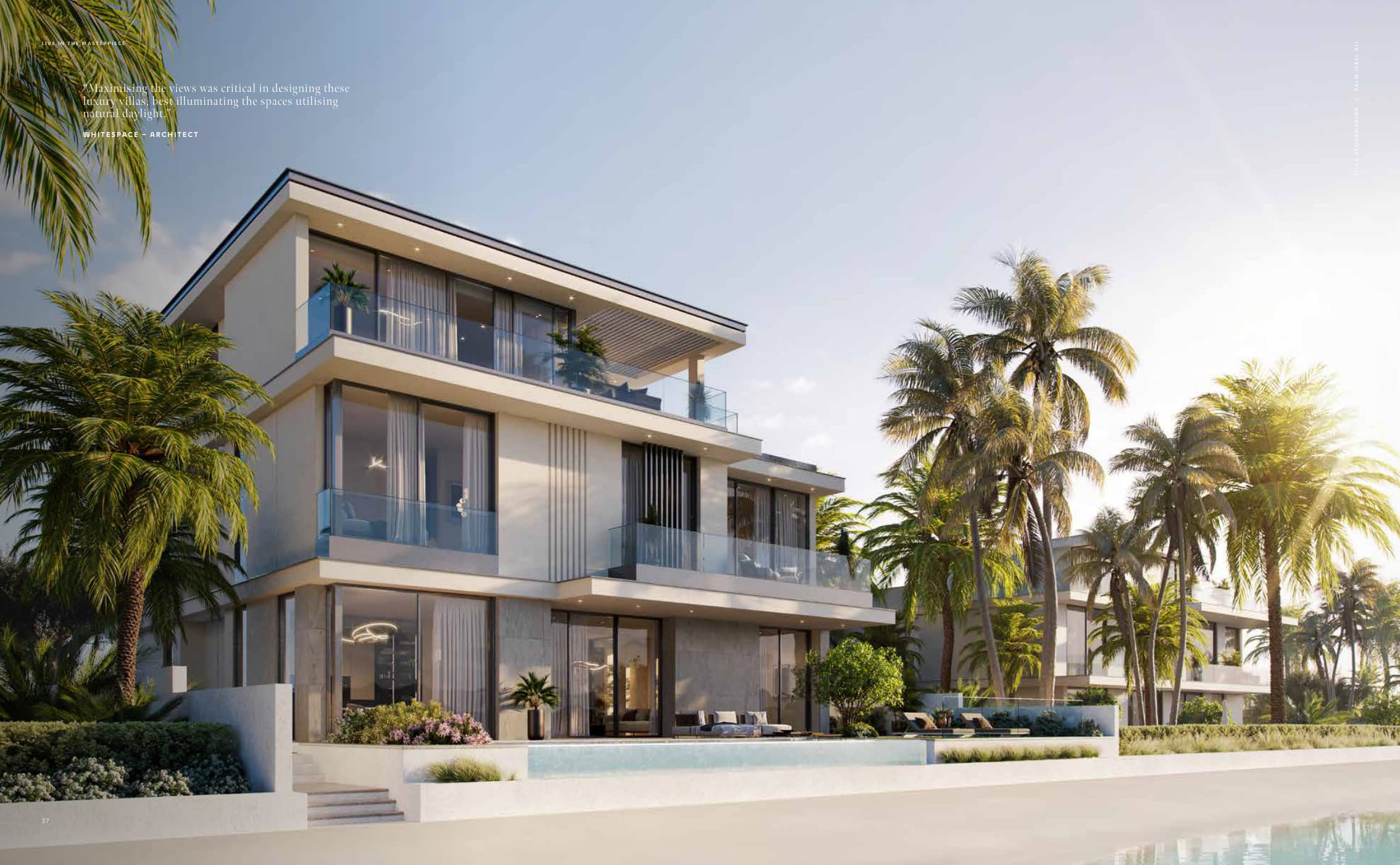 Villa Acquamarina — Palm Jebel Ali exterior rendering