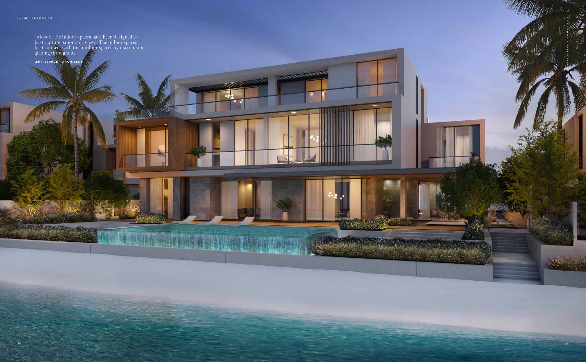 Villa Cranberry Sky — Palm Jebel Ali exterior rendering