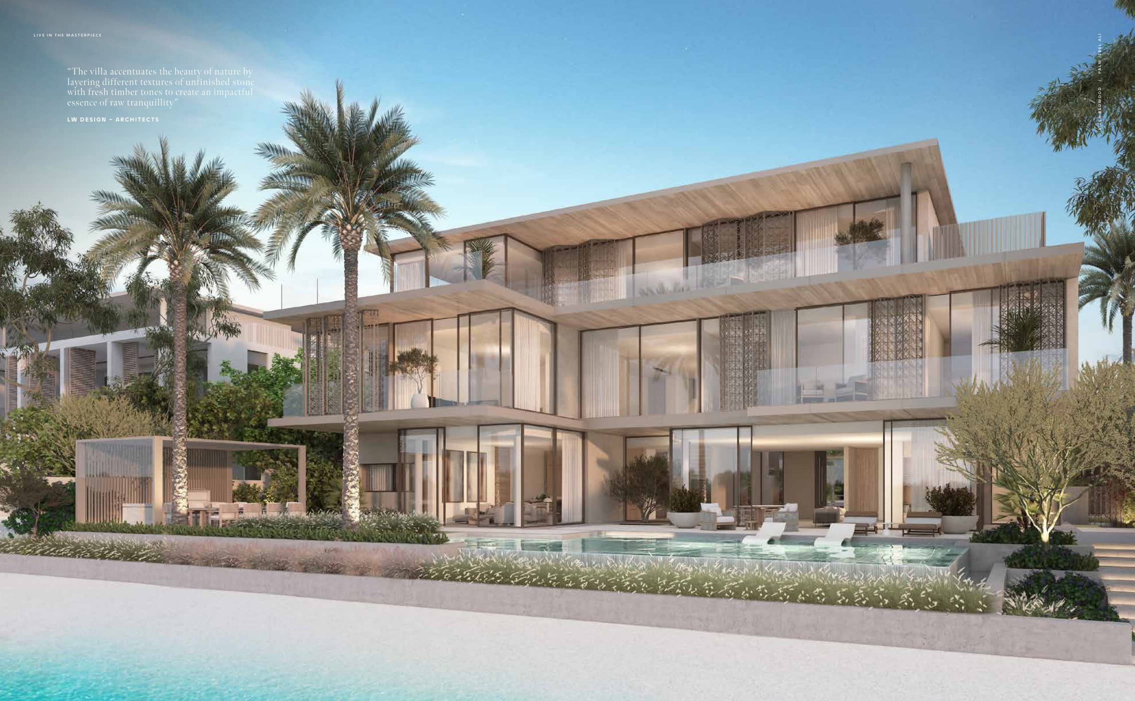 Villa Redwood — Palm Jebel Ali exterior rendering