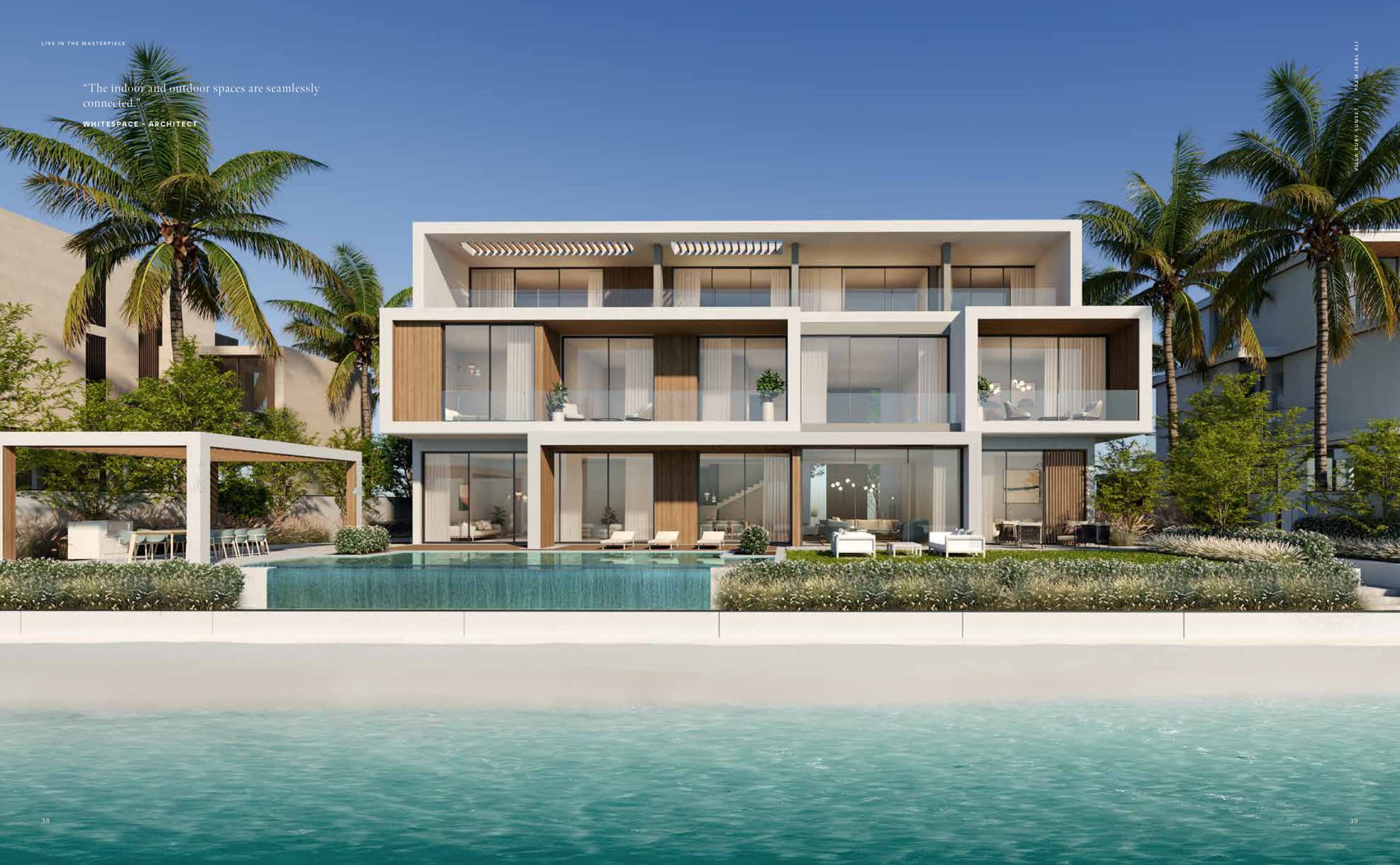 Villa Ruby Sunset — Palm Jebel Ali exterior rendering